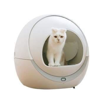 Automatic Self-Cleaning Cats Sandbox Smart Litter Box Closed Tray Toilet