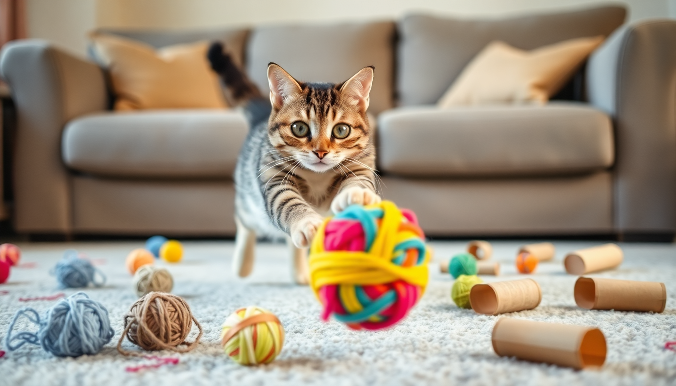 DIY Ball Cat Toys: Easy Ideas to Keep Your Feline Friend Entertained