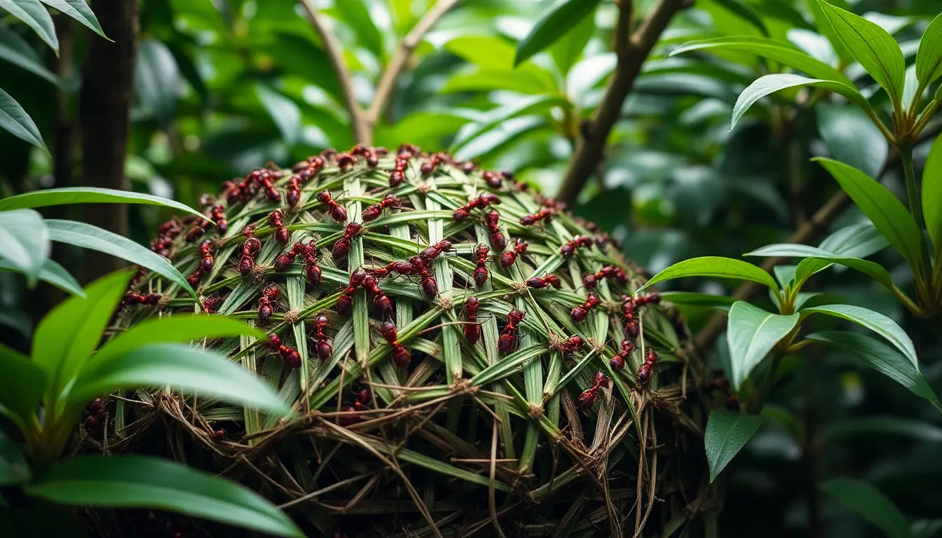 Uncovering-the-Secrets-of-the-Weaver-Ant-Nest-A-Fascinating-Exploration Talis Us