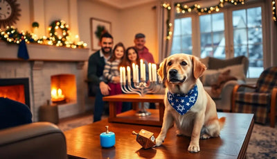 Celebrating-Hanukkah-with-Your-Furry-Friend-A-Guide-for-Dog-Owners Talis Us