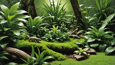 Create a Lush Reptile Habitat with Realistic Plants
