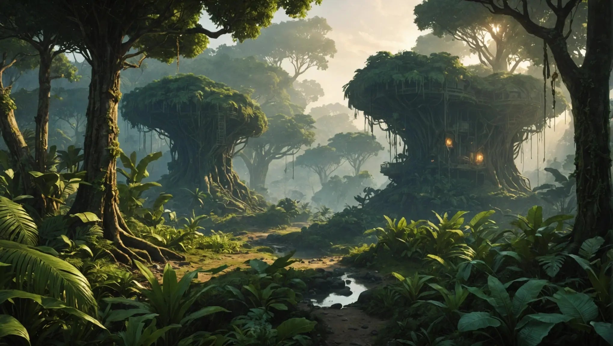 Arcadia: Exploring the Jungle at Dawn