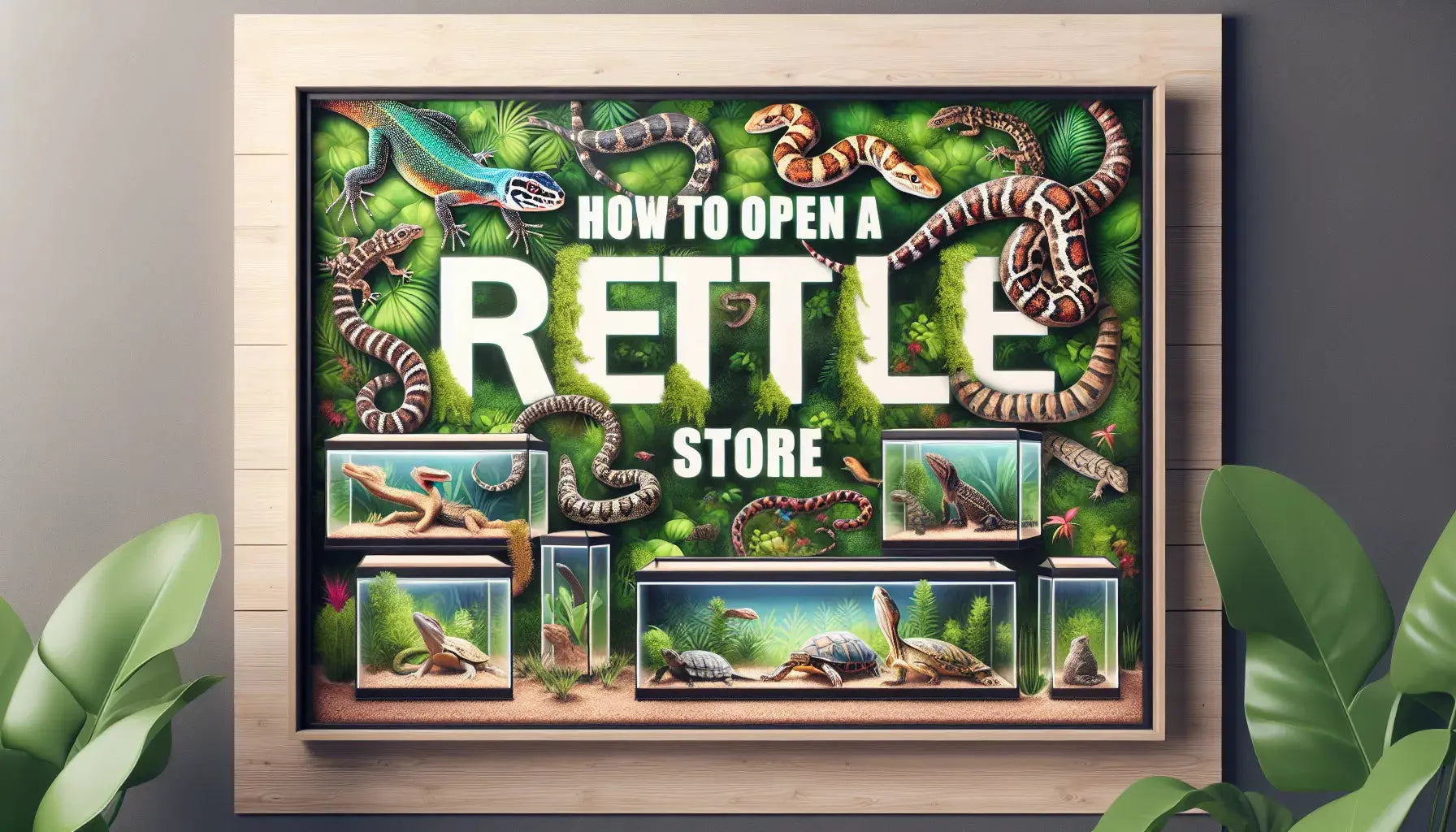 how to open a reptile store