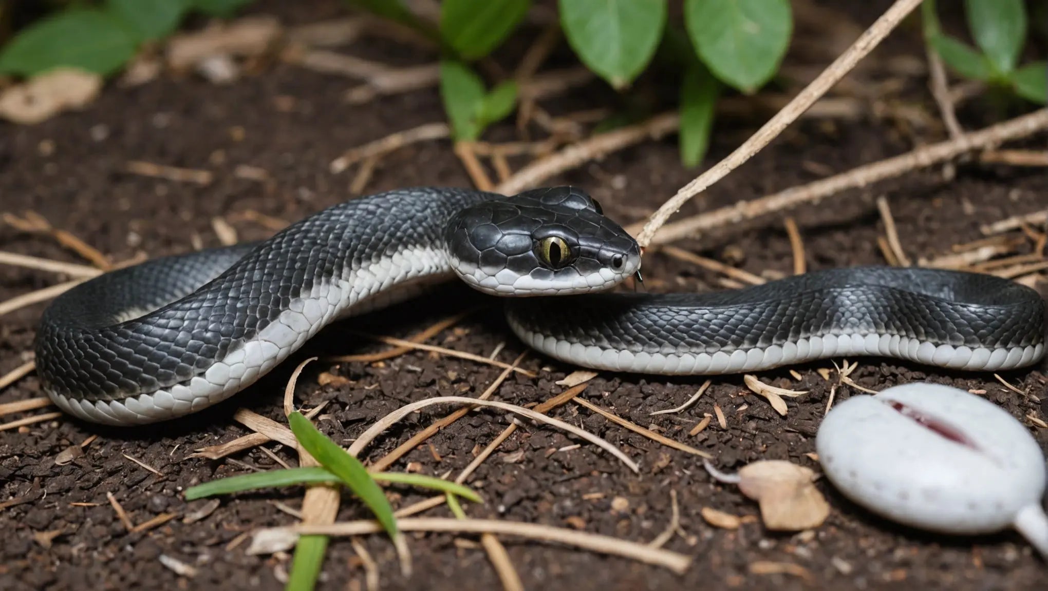 Feeding a Snake with Frozen Mice