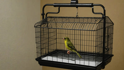 How to use a clamp light for a bird cage