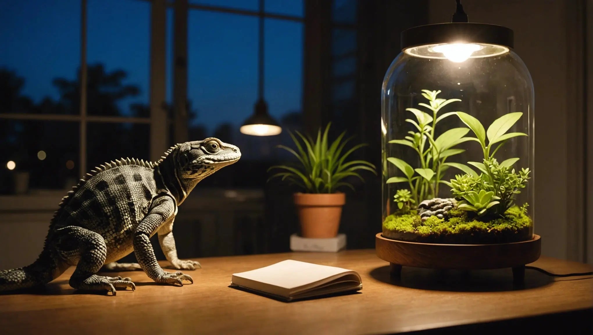 Create a Serene Nighttime Environment with a Reptile Night Lamp