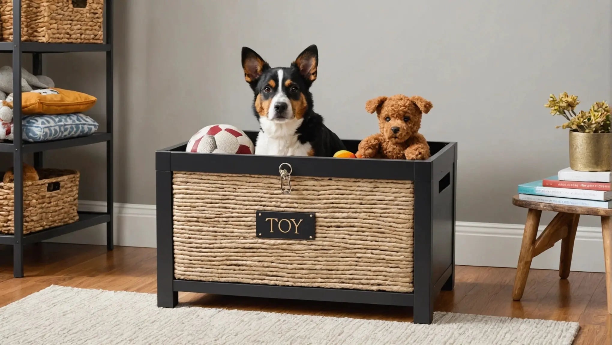 Organize Your Dog's Toy Collection with a Stylish Toy Box