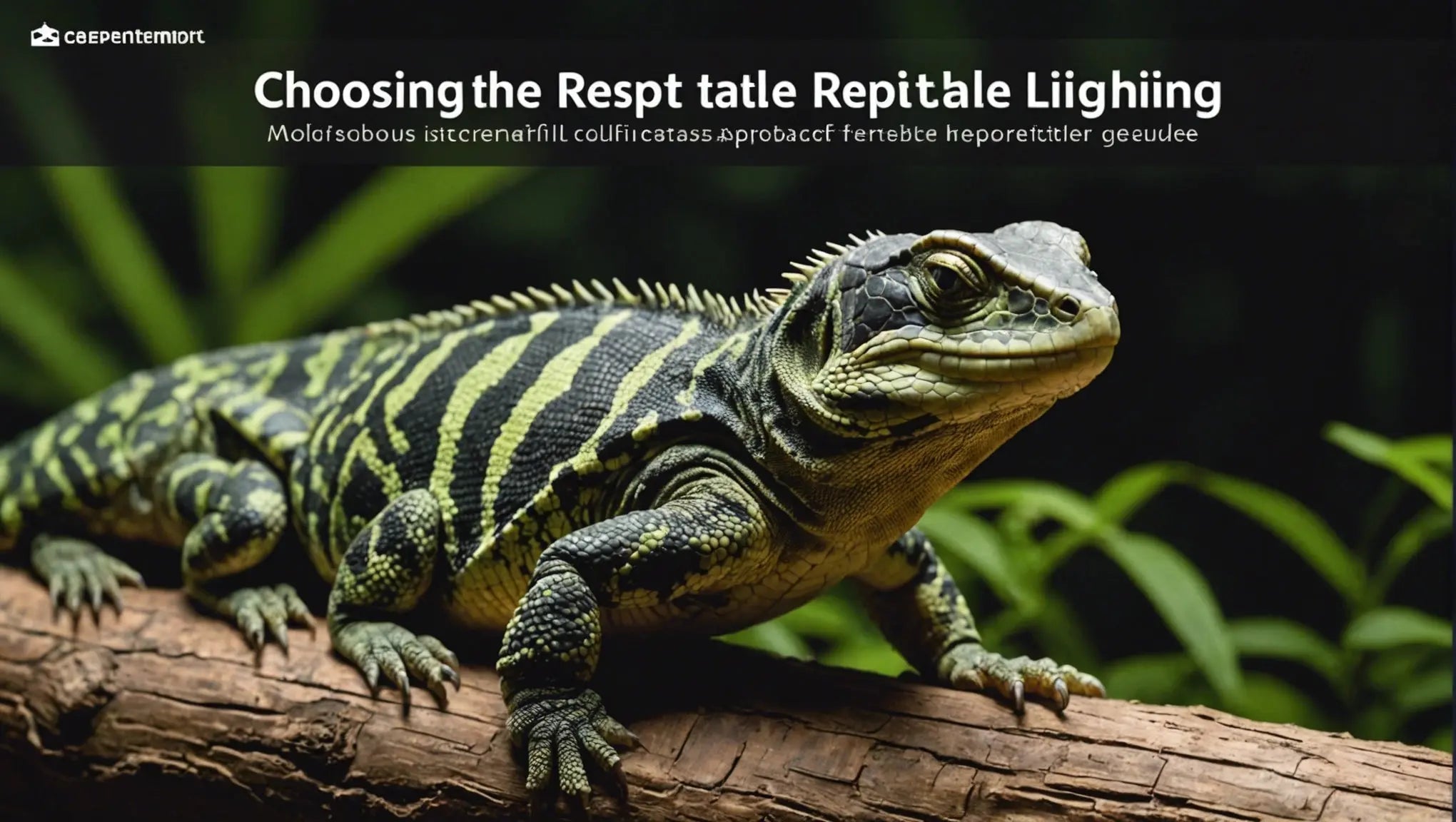 Choosing the Right Reptile Lighting: A Comprehensive Guide