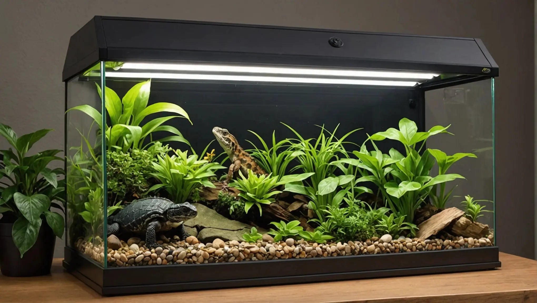 Reptisun LED Terrarium Hood by Zoo Med