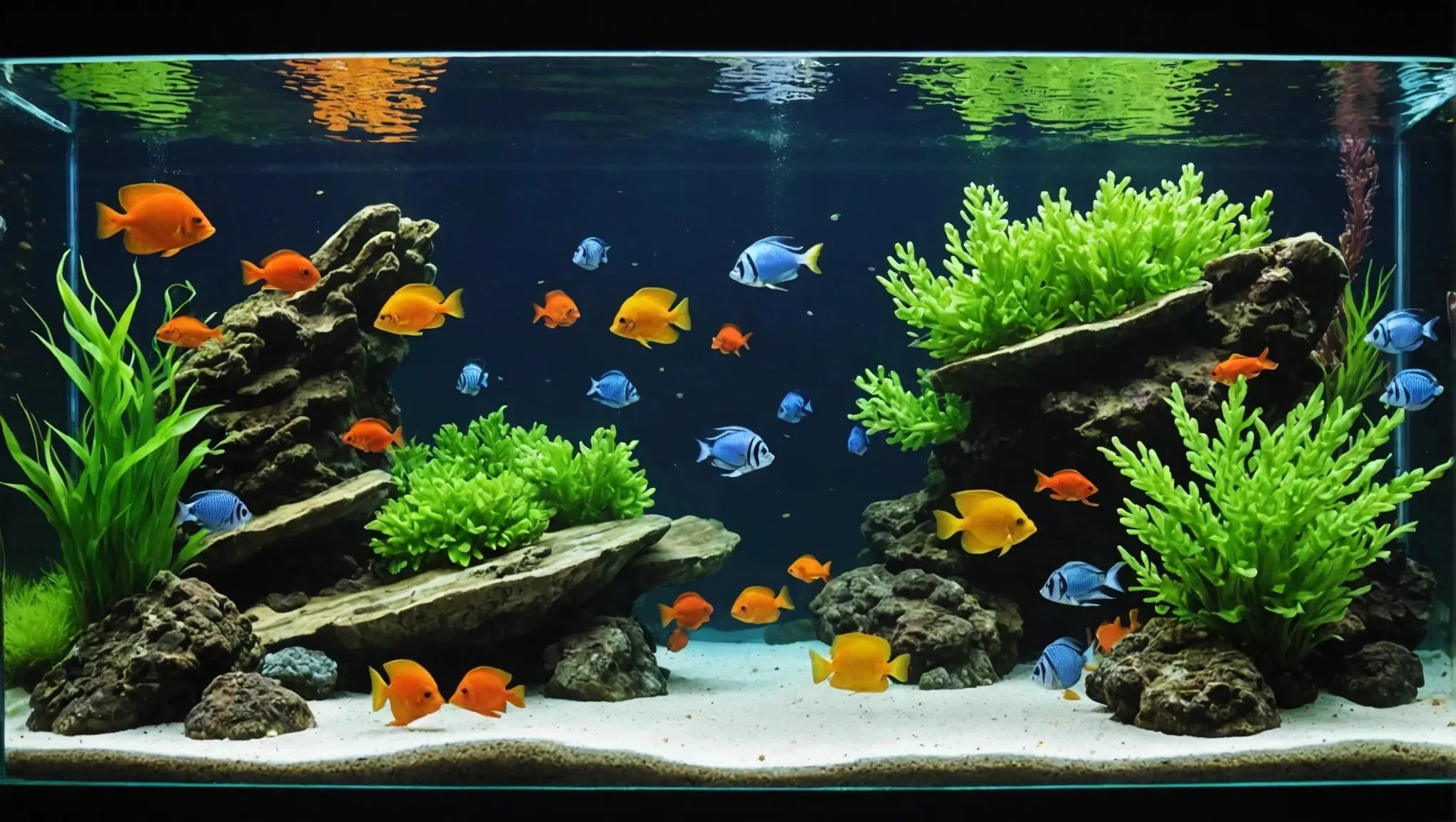 Transform Your Fish Tank with Large and Striking Decorations