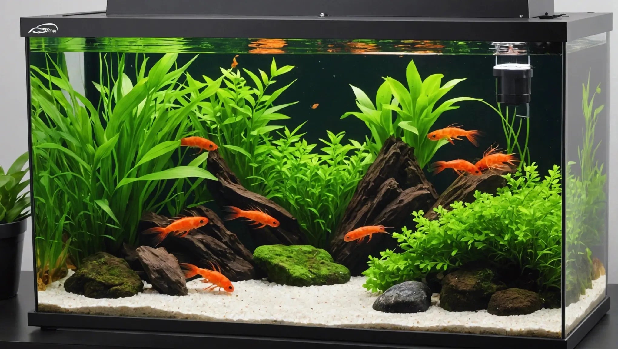 Create the Perfect Habitat for Your Shrimp with the Aqueon LED 7.5 Gallon Shrimp Aquarium Kit