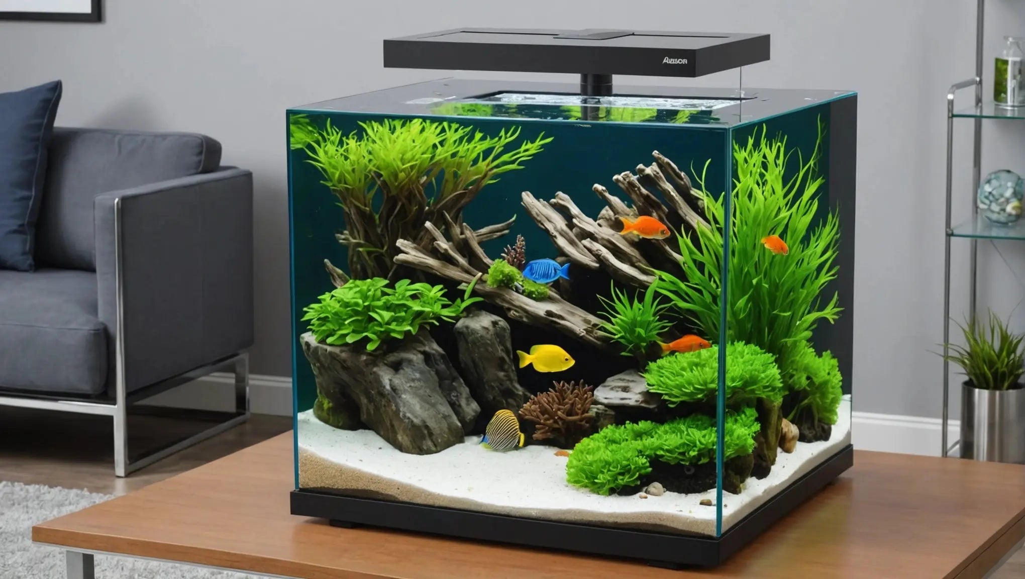 Create a Stunning Rimless Cube Aquarium with the Aqueon Tank