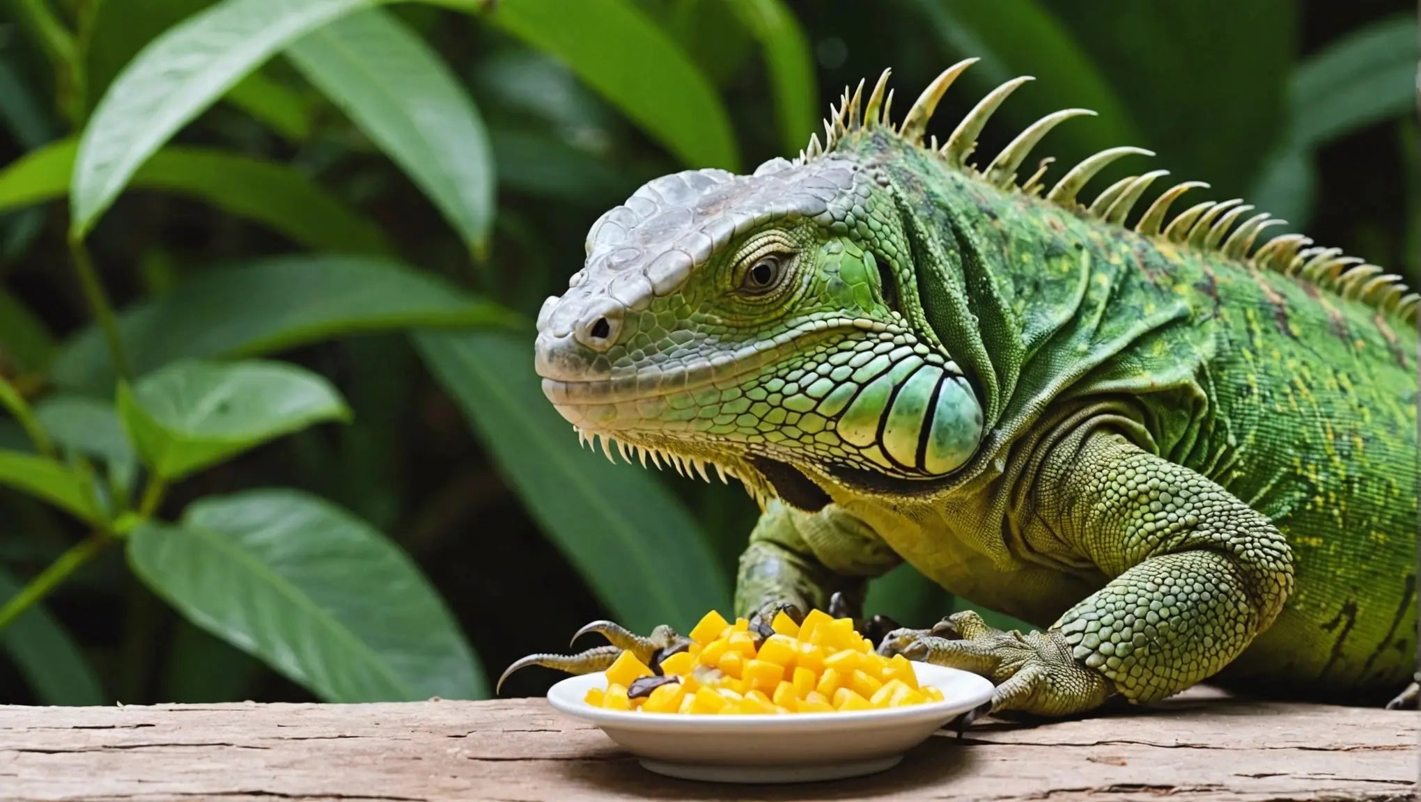 iguana favorite food