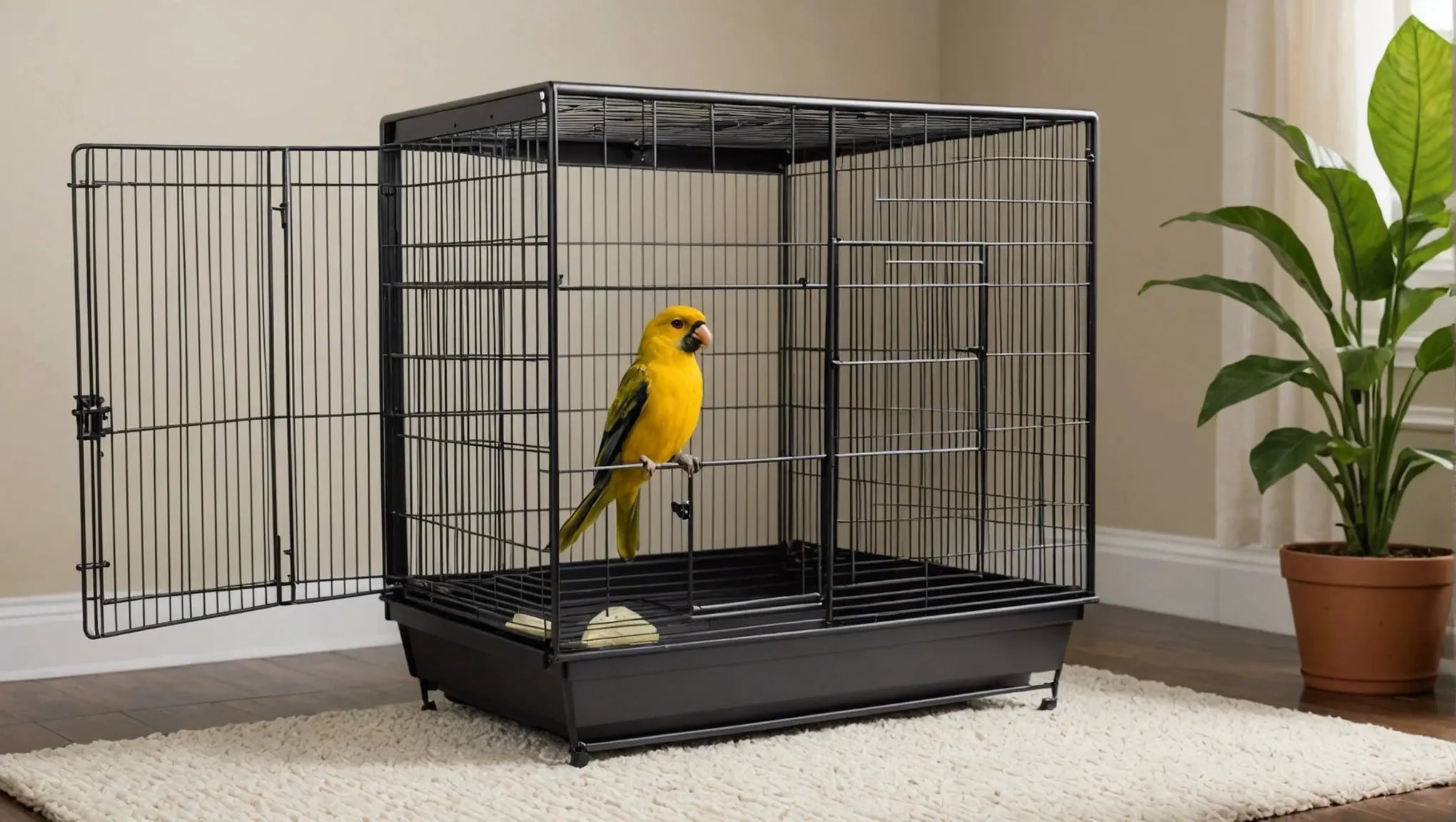 Provide a Comfortable Home for Your Bird with the Prevue Pet Products Corner Cage