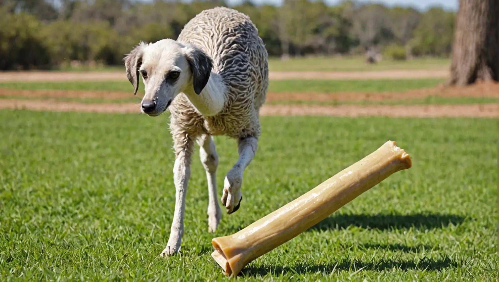 Ostrich Tendon Dog Chew - Natural and Durable Dog Treats