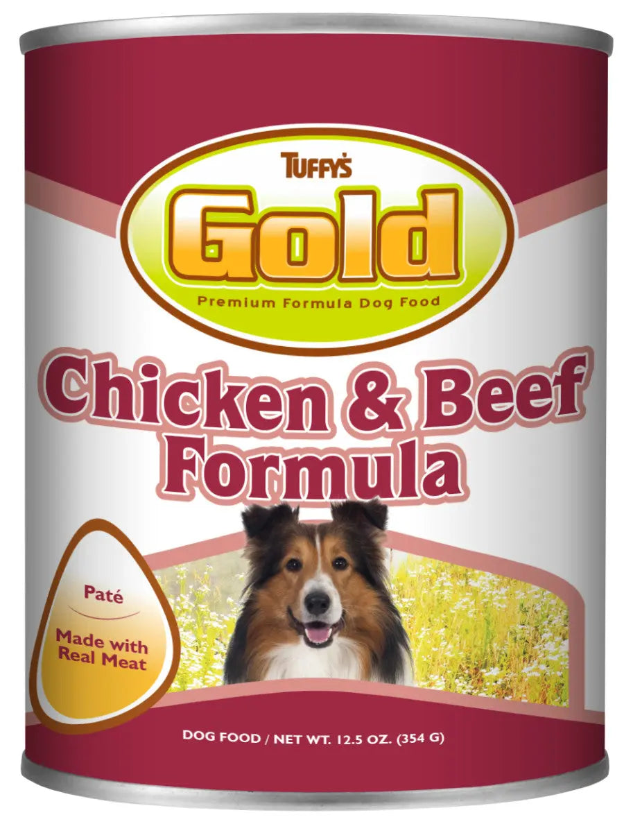 Tuffy's Gold Chicken & Beef Canned Dog Food 12ea/12.5 oz Tuffy's