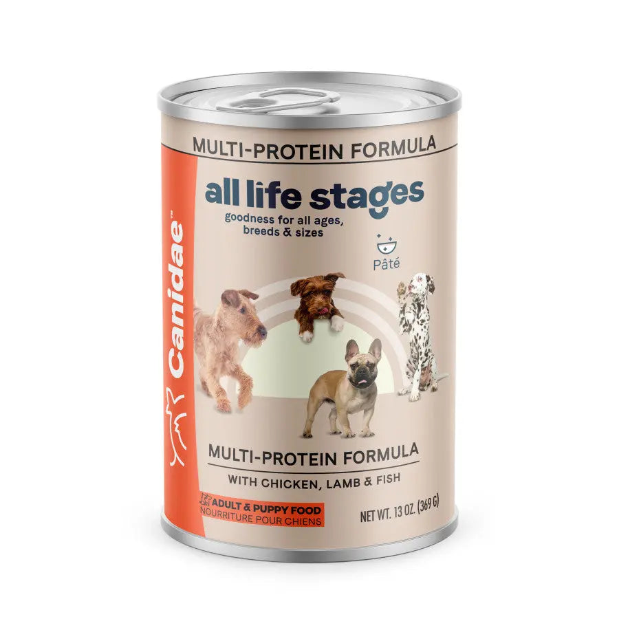 CANIDAE All Life Stages Multi-Protein Wet Dog Food Chicken, Lamb & Fish, 12ea/13 oz CANIDAE