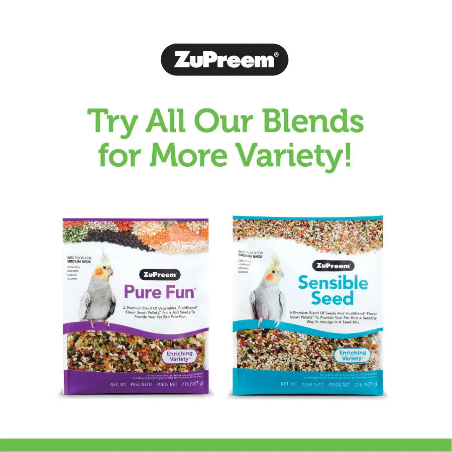 ZuPreem Natural Pelleted Bird Food for Parakeets 1ea/2.25 lb ZuPreem