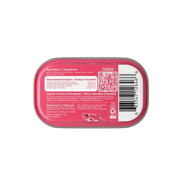 Open Farm Salmon Topper for Cat Food 17 / 3.17 oz Open Farm