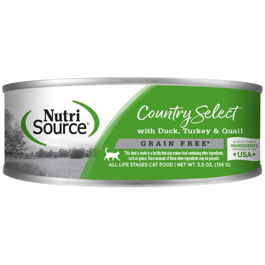 NutriSource Select Recipe Grain Free Canned Cat Food 12ea/5.5 oz NutriSource