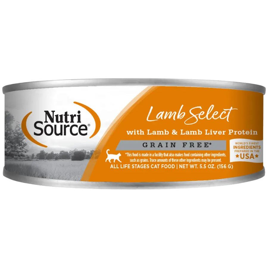 NutriSource Select Recipe Grain Free Canned Cat Food 12ea/5.5 oz NutriSource