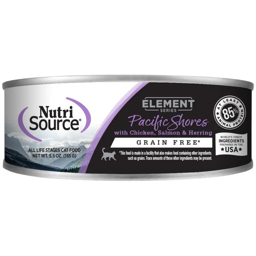 NutriSource Element Series Grain Free Canned Cat Food 12ea/5.5 oz NutriSource