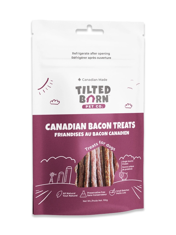 Tilted Barn Pet Canadian Bacon Recipe Dog Treats 3.53oz