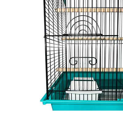 A & E Cages Happy Beaks 2-Tone Flat Top Bird Cage 26In X 14In X 23 in, 2 pk A&E Cage Company