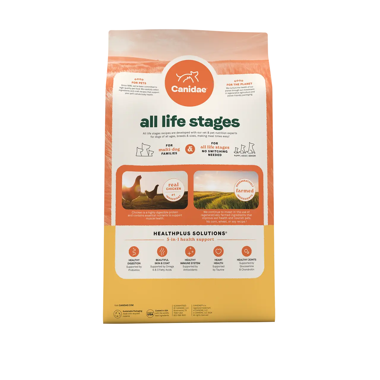 All Life Stages Dry Dog Food, Real Chicken & Ancient Grains Recipe CANIDAE
