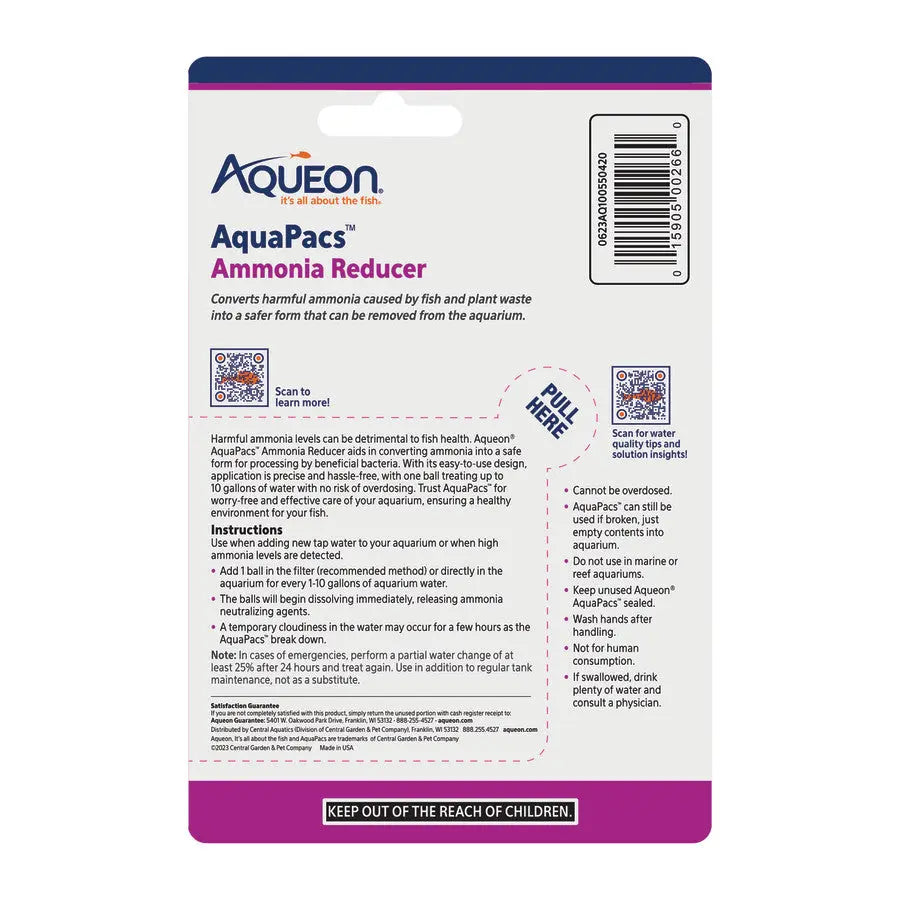 Aqueon AquaPacs Ammonia Reducer Aqueon