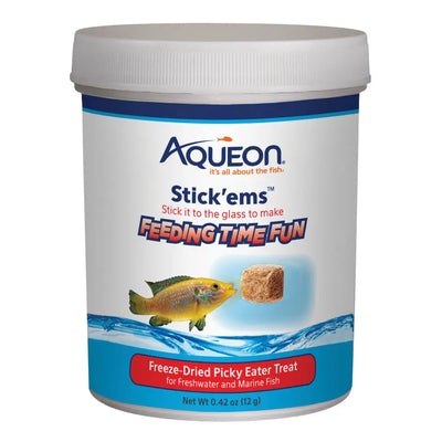 Aqueon Stick'ems Freeze-Dried Fish Food Aqueon