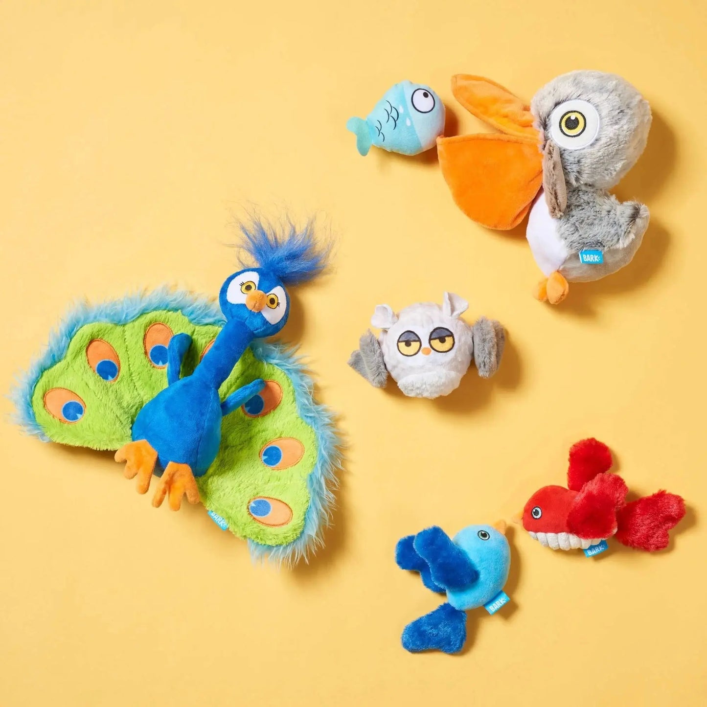 BARK Big Bill & Beak-A-Boo Fish Dog Toy BARK