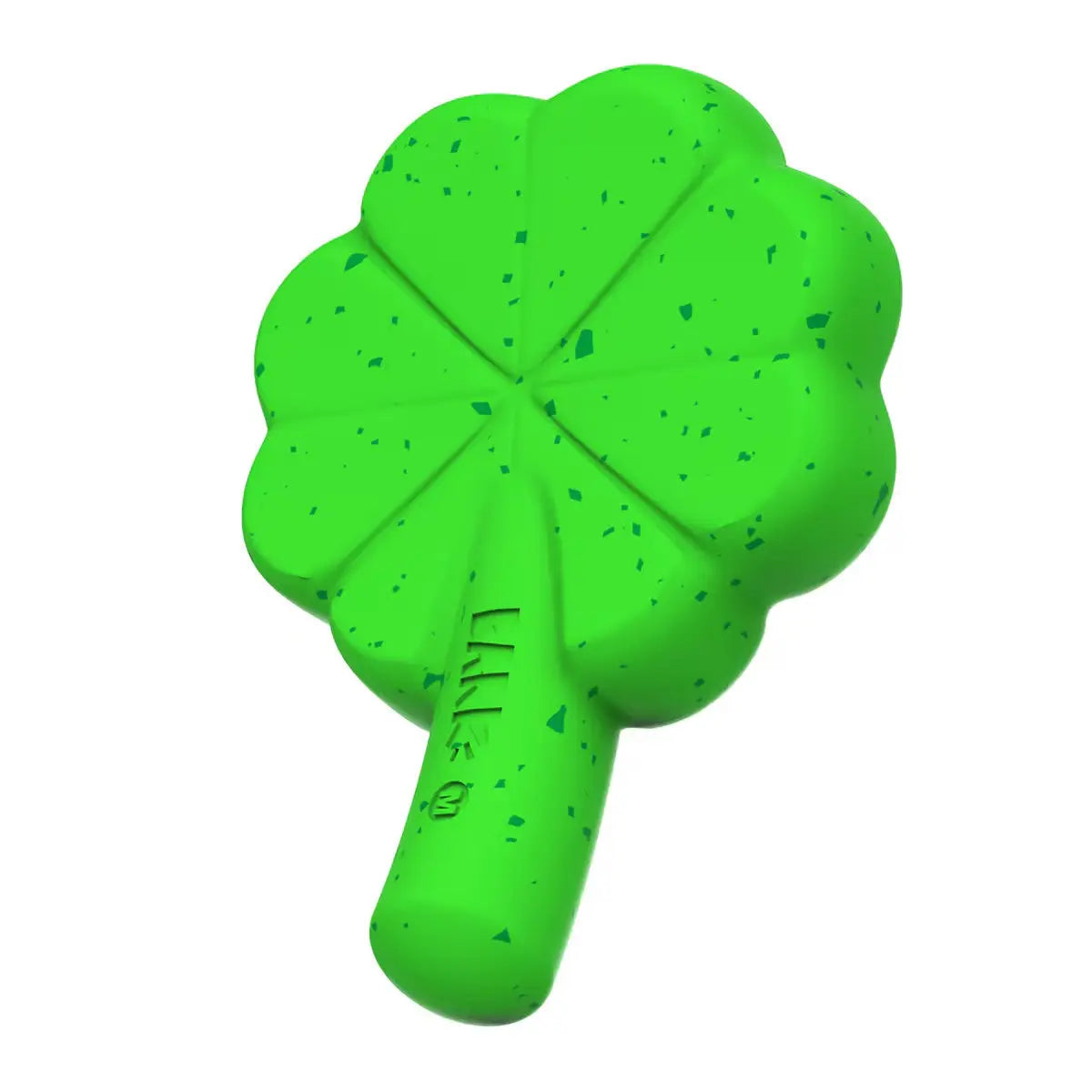 BARK Super Chewer Fur Leaf Clover St. Patrick's Day Dog Toy BARK