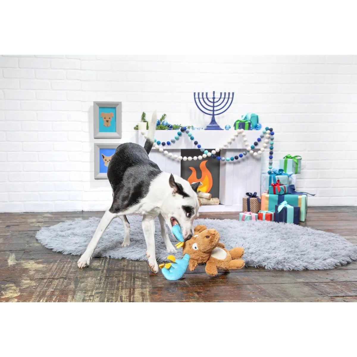 BARK The Menorah Moose Dog Toys BARK