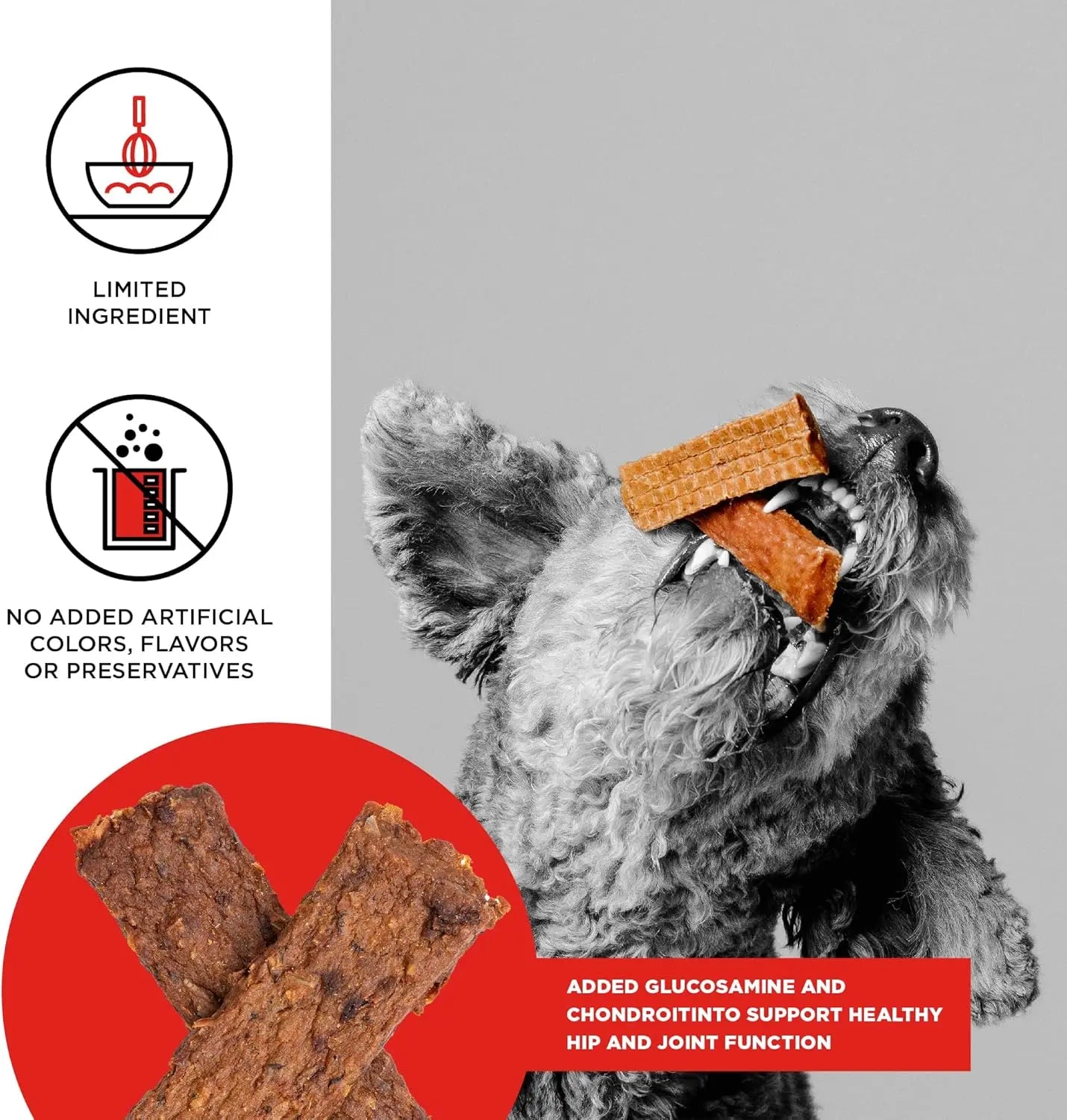 BIXBI Hip & Joint Grain-Free Jerky Dog Treats BIXBI