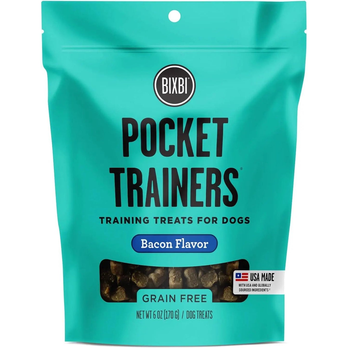 BIXBI Pocket Trainers Grain-Free Dog Treats 6oz. BIXBI