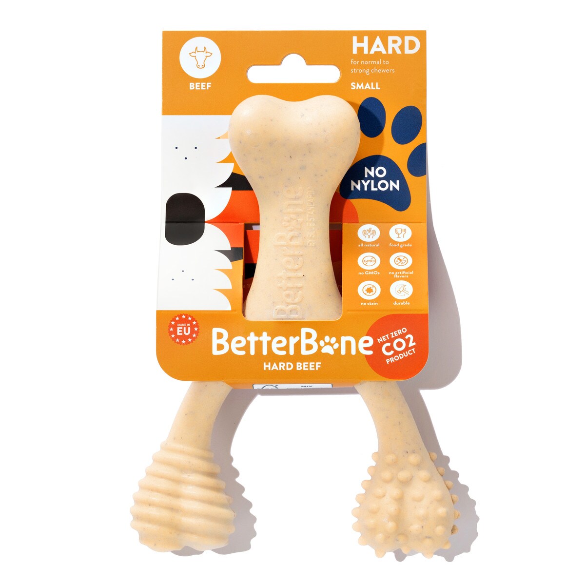 BetterBone Hard Beef Dog Chew Toy