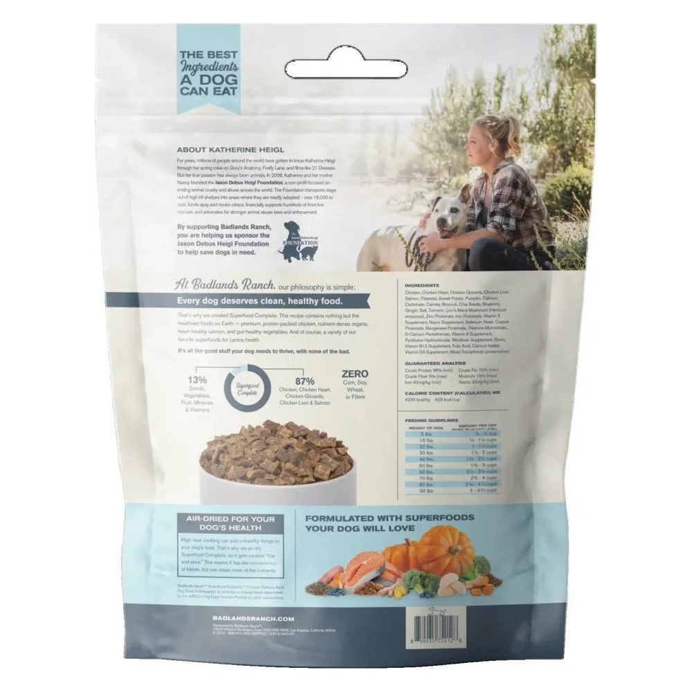 Badlands Ranch Superfood Complete Grain Free Chicken Air Dried Dog