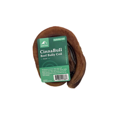 BarkNBig CinnaBull Bully Coil Dog Treats 1ct BarknBig