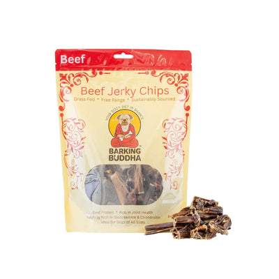 Barking Buddha Beef Jerky Chips Dog Treat Barking Buddha