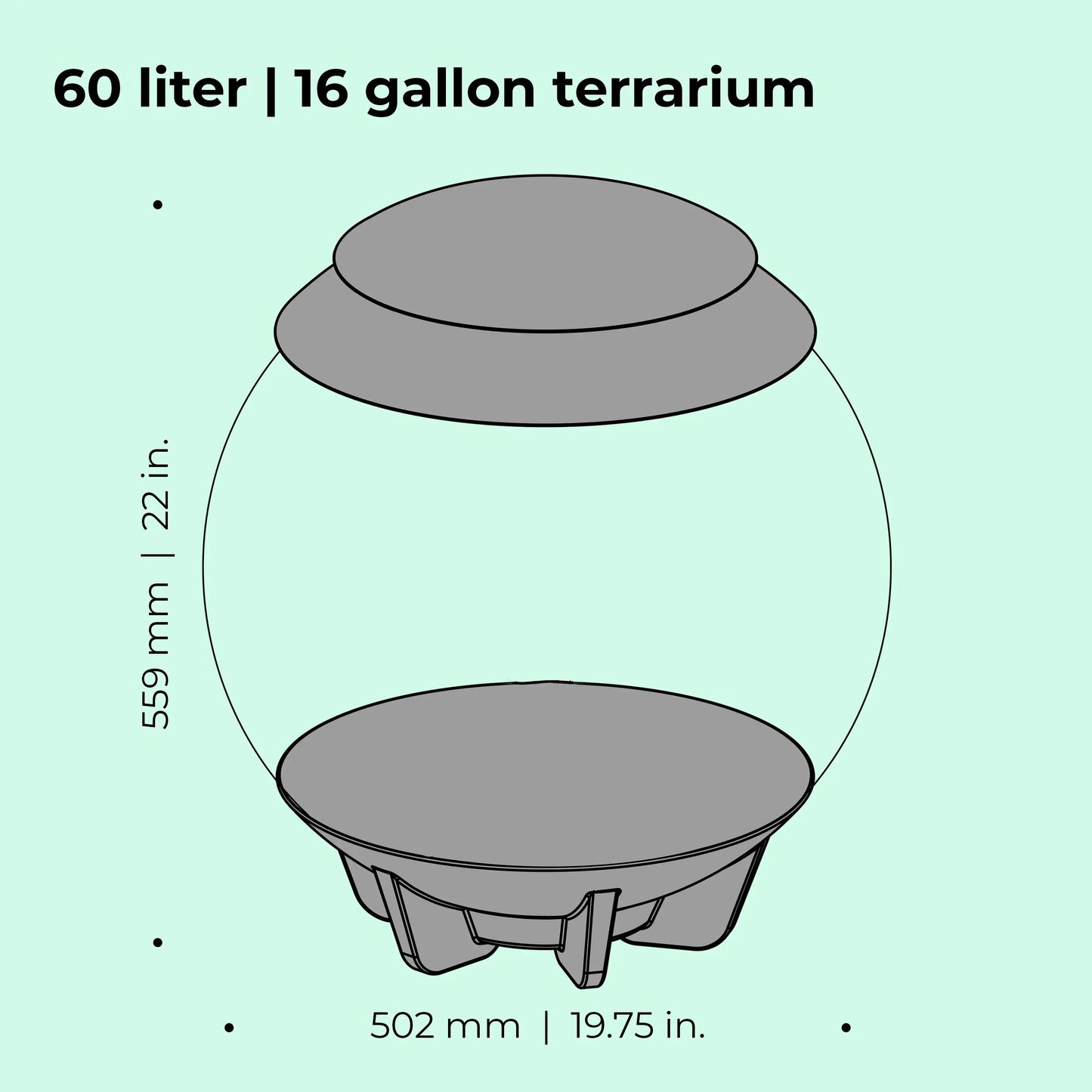 BiOrb AIR 60 Terrarium BiOrb