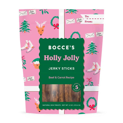 Bocce's Bakery Holly Jolly Jerky Sticks Dog Treats Bocce's Bakery