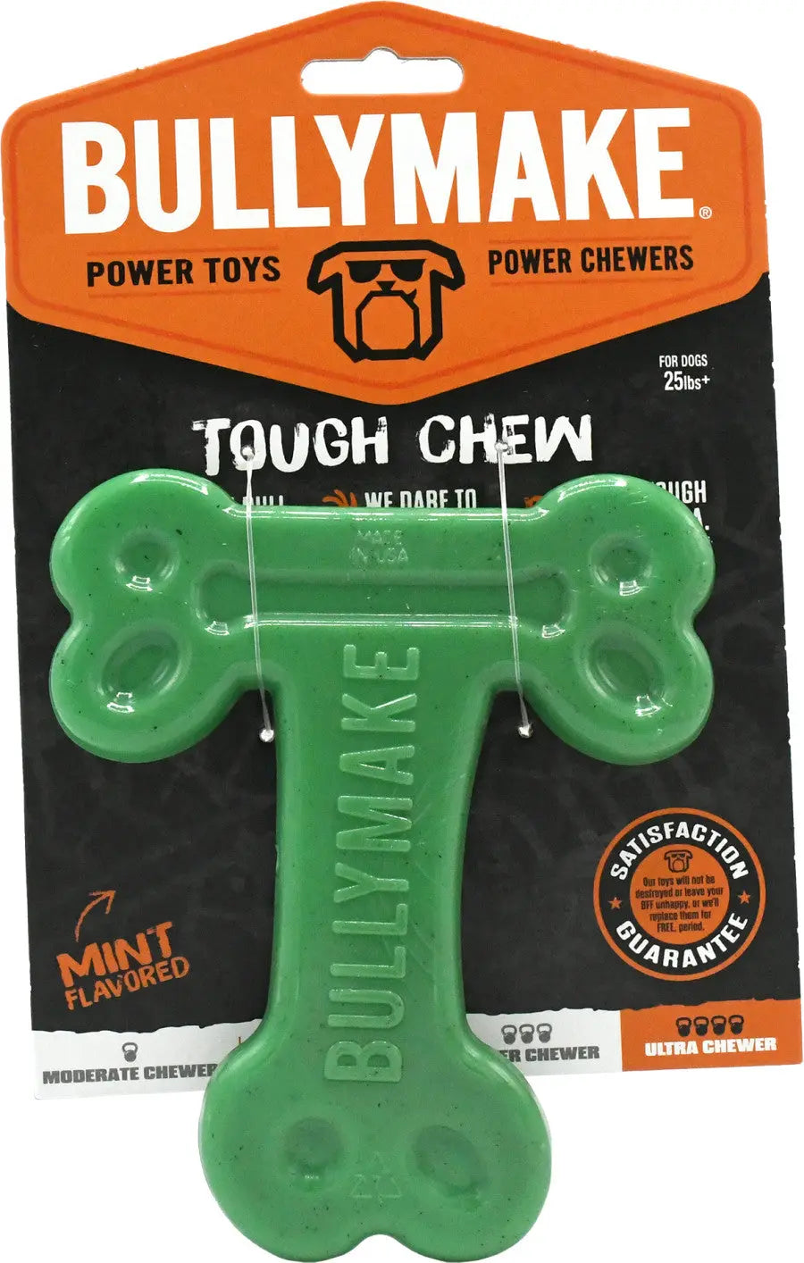 BullyMake Toss n' Treat Flavored Dog Chew Toy BullyMake