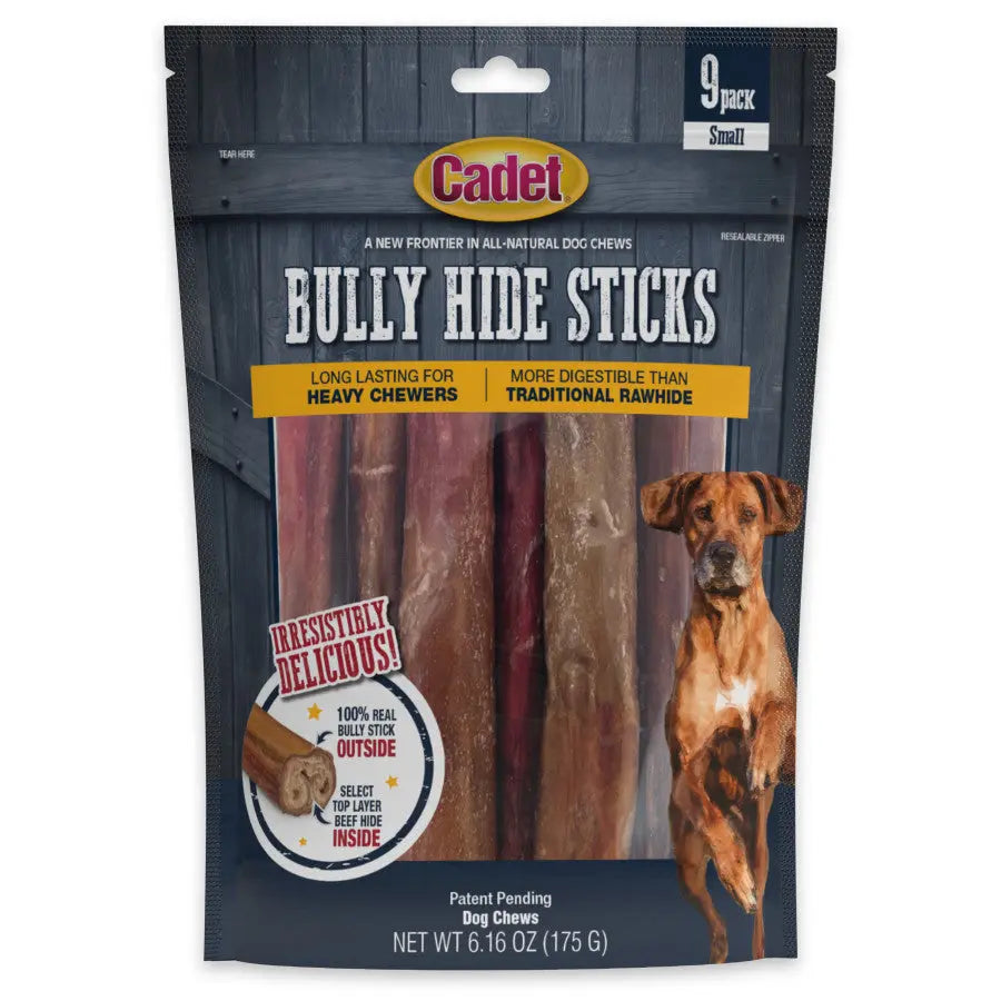 Cadet Bully Hide Sticks All-Natural Dog Chews Cadet