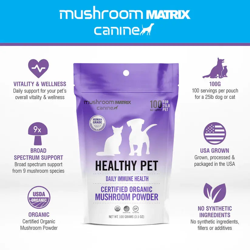 Canine Matrix Healthy Pet Daily Immune Support Dog Supplement Talis Us