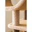 Catry, Camel Cat Tree Tower with Paper Rope Covered Scratching and Condo Tunnel PetPals Group