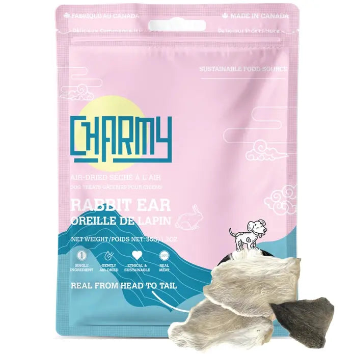 Charmy Pet Rabbit Ear Dog Treats 1.5 oz Charmy Pet