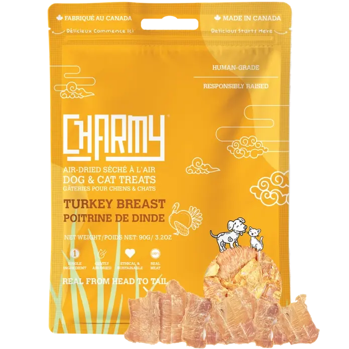 Charmy Pet Turkey Breast Dog Treats 3.5 oz Charmy Pet