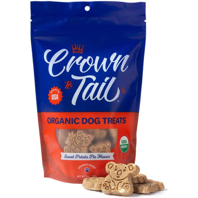 Crown to Tail Organic Sweet Potato Pie Crunchy Dog Treats Crown to Tail