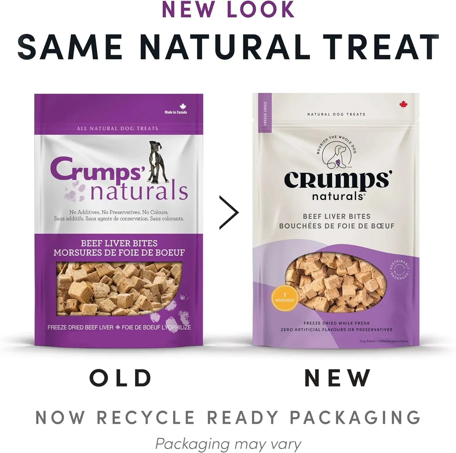 Crumps' Naturals Beef Liver Bites Dog Treats Crumps' Naturals